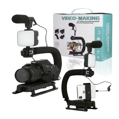 Ay-49u U Shaped Video Making Handheld Stabilizer Kit